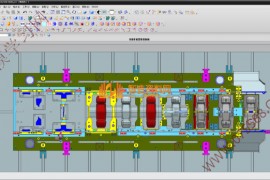 五金汽车模具结构图纸0082