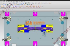 五金汽车模具结构图纸0091