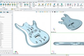 中望3D设计酷炫吉他（图文教程）