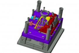 塑胶模具设计结构图纸0123