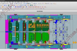 五金汽车模具结构图纸0088
