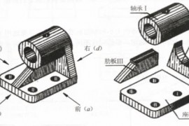 CAD教程第10章-画组合体三视图的方法和步骤（图文教程）