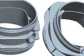 塑胶模具设计之有一定难度香水盒的设计方法