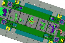 冲压模具结构图纸0004