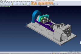 汽车转向节四轴加工夹具