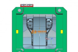 塑胶汽车模具设计结构图纸0016