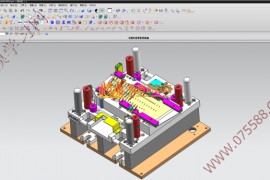 五金汽车模具结构图纸0032