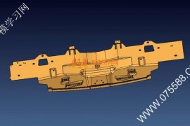 汽车件钣金产品图纸0040