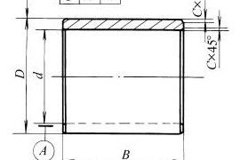 铜合金整体轴套薄壁系列的尺寸(图文教程)