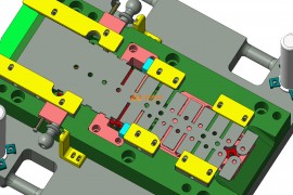 冲压汽车模具结构图纸0009