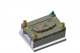 塑胶模具设计结构图纸0128