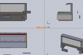 1.8双层开放柜总装图