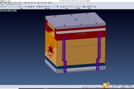 复杂的车灯模具