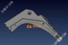 汽车件钣金产品图纸0021