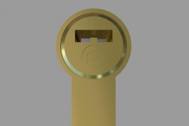 金点原子叶片锁结构3D图解(图文教程)