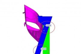 冲压模具设计：汽车车灯模具，这样的斜顶设计，用过的没几个！ ...