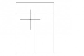 中望CAD中绘制两扇推拉窗户平面简图（图文教程）