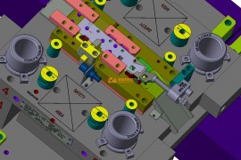 VISI五金汽车模具结构图纸0026