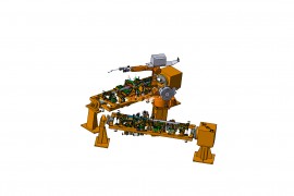 汽车仪表梁骨架机器人弧焊焊装夹具