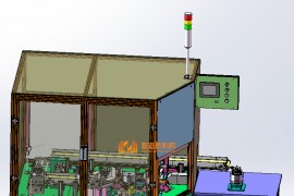 马达转子铜线剪切、铆合设备