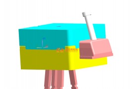 塑胶模具分模图纸0015