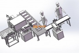 自动纸板贴标机