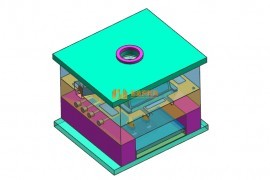考虑模具各部分的强度，计算成型零件工作尺寸