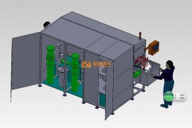 通道式高压喷淋清洗机