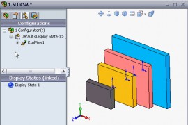 用solidworks复制爆炸视图的方法