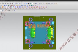五金汽车模具结构图纸0064
