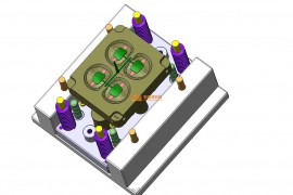 塑胶模具设计结构图纸0106