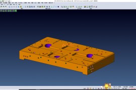 LED液晶显示屏面板前盖塑料模具