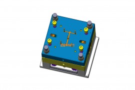 塑胶模具设计结构图纸0178