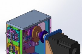 凸轮带动铆合平台