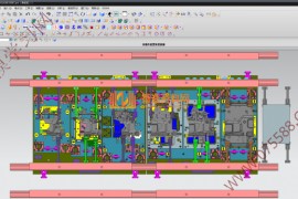 五金汽车模具结构图纸0067