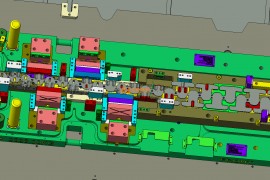 冲压汽车模具结构图纸0012