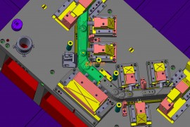 VISI五金汽车模具结构图纸0021