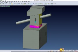 带全螺纹的产品 分模
