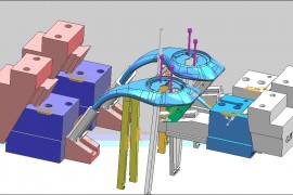 塑胶模具设计案例分享：5个超级经典的塑胶模具斜顶行位结构！ ...