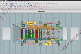 五金汽车模具结构图纸0048