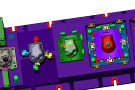 冲压汽车模具结构图纸0014