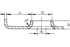 冷冲压件结构设计:内孔一次翻边的参考尺寸（图文教程）