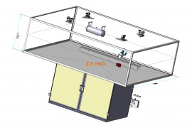 电子厂检测设备钣金机架