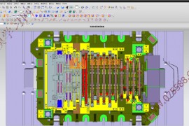 五金汽车模具结构图纸0043
