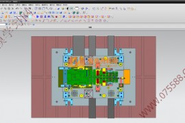 五金汽车模具结构图纸0081