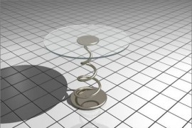 3DMAX制作茶几(图文教程)