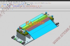 五金汽车模具结构图纸0089
