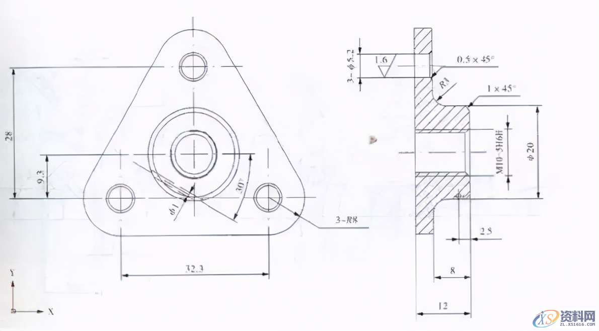 24张CAD练习图纸，数控新手到老司机的进阶之路,24张CAD练习图纸，数控新手到老司机的进阶之路,模具设计,电商,培训学校,数控,非标,第1张