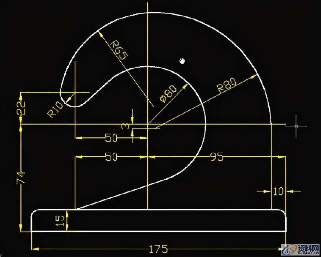 24张CAD练习图纸，数控新手到老司机的进阶之路,24张CAD练习图纸，数控新手到老司机的进阶之路,模具设计,电商,培训学校,数控,非标,第19张