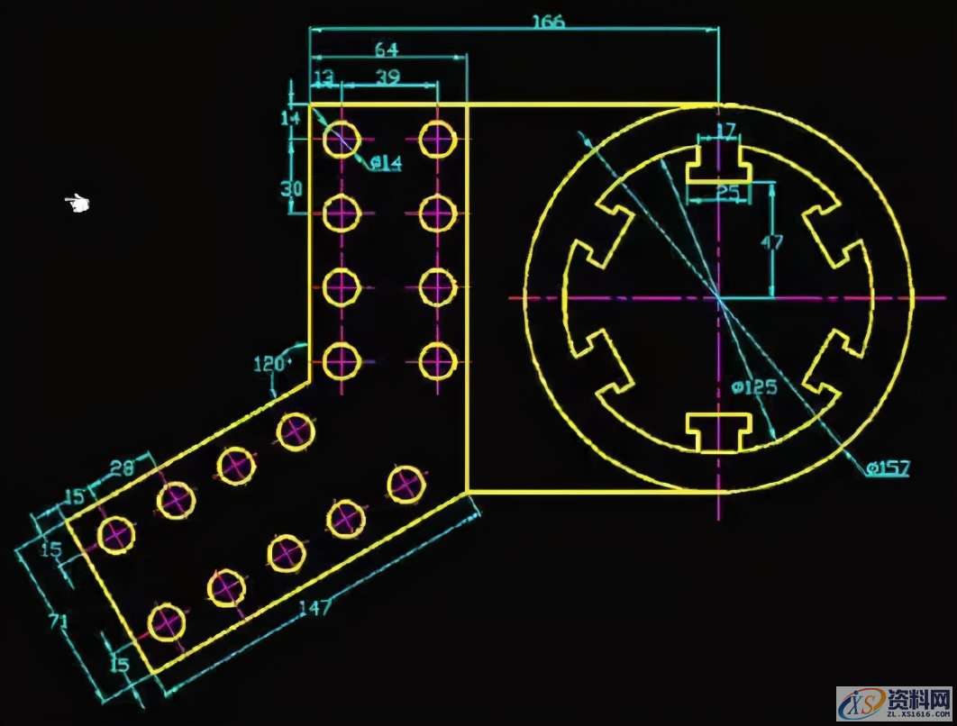 24张CAD练习图纸，数控新手到老司机的进阶之路,24张CAD练习图纸，数控新手到老司机的进阶之路,模具设计,电商,培训学校,数控,非标,第11张